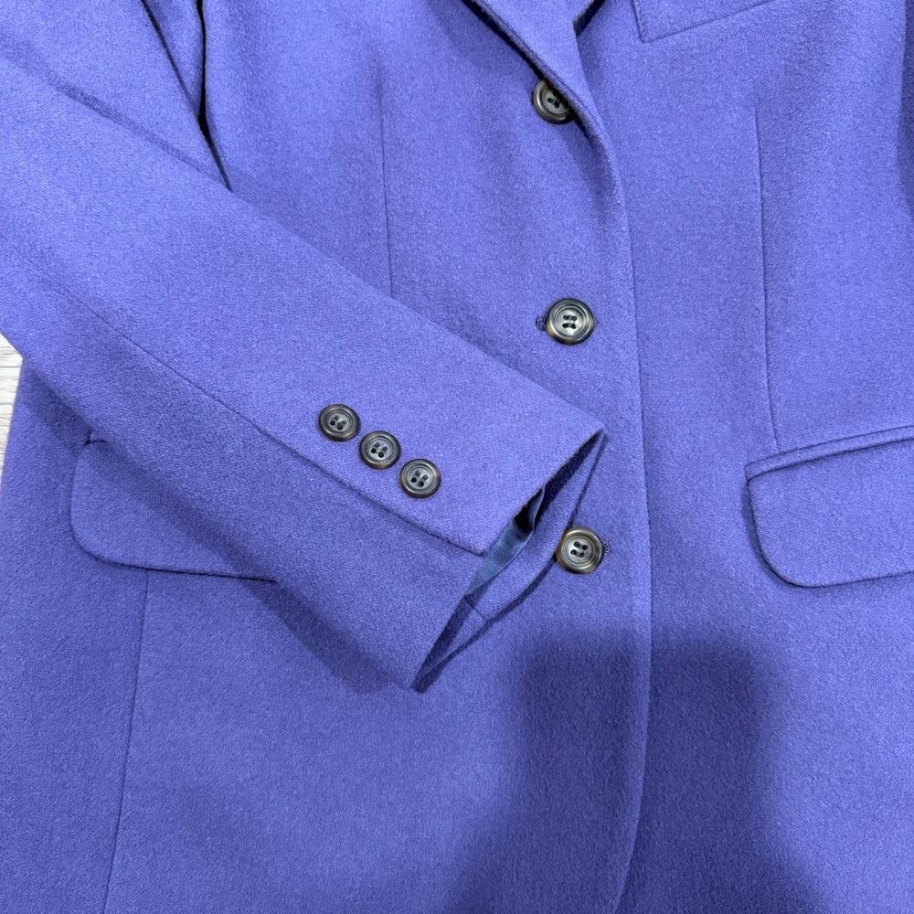 L.L.Bean Wool Cashmere Blazer 4P Career Office Jacket Made In USA Petite Vintage - Picture 13 of 13